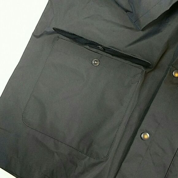 Basic editions navy hooded raincoat NWT - Picture 6 of 8